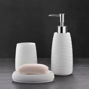 Набор для ванной Sabella цвет: белый (универсальный)