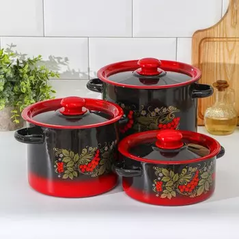 Набор кастрюль Рябинка (Набор)