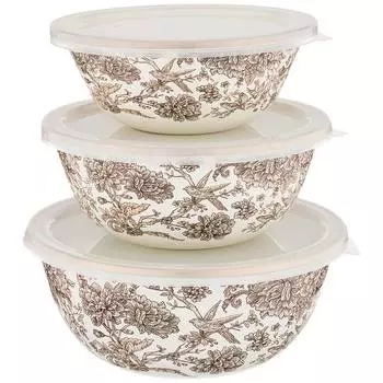 Набор мисок Royal garden (600 мл, 900 мл, 1300 мл)