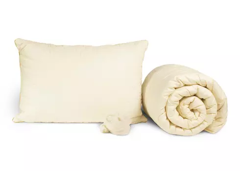 Набор Peach (1,5 сп.) из Овечьей Шерсти Легкий (2 предмета)