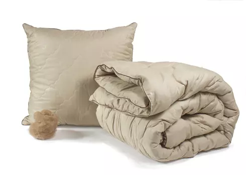 Набор Peach (1,5 сп.) из Верблюжьей Шерсти Теплый (2 предмета)