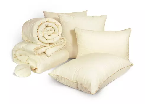 Набор Peach (2 сп. евро) из Овечьей Шерсти Всесезонный (6 предметов)