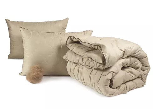 Набор Peach (2 сп. евро) из Верблюжьей Шерсти Теплый (3 предмета)