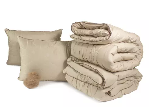 Набор Peach (семейный) из Верблюжьей Шерсти Теплый (4 предмета)