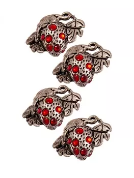 Набор подставок под гостевую карточку Клубничка (3 см)