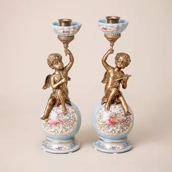 Набор подсвечников (11х32 см)