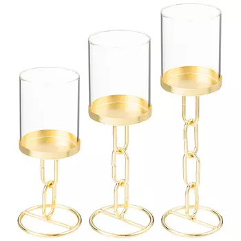 Набор подсвечников (20 см, 24 см, 28 см)