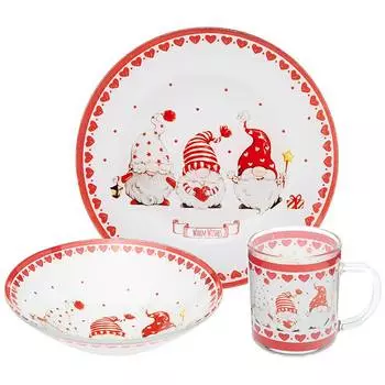 Набор посуды для завтрака Гномы (3 предмета)