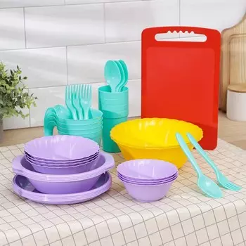 Набор посуды Весёлая компания (36 предметов)