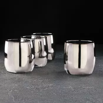 Набор стаканов Сияющий графит (310 мл - 4 шт)