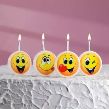 Набор свечей Смайлики (Набор)