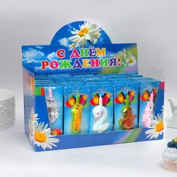 Набор свечей Зверушки (31,5х35х35 см)