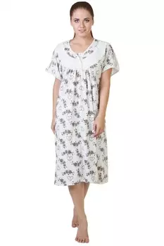 Ночная сорочка Цветочек Цвет: Молоко (50)