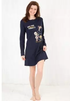 Ночная сорочка Elanor Цвет: Темно-Синий (42)