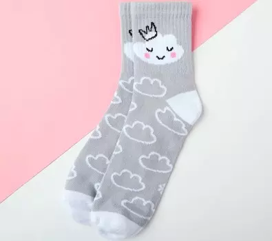 Носки Night Цвет: Серый (16-18 см)