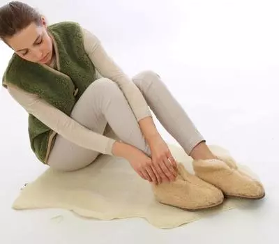 Обувь для дома Альпака Цвет: Бежевый (42-43)