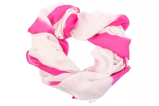 Накидка-палантин Alisya Цвет: Белый, Розовый (70х190 см)