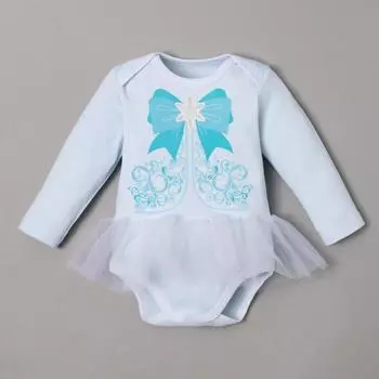 Боди детское Маленькая снегурочка Цвет: Голубой (18-24 мес)