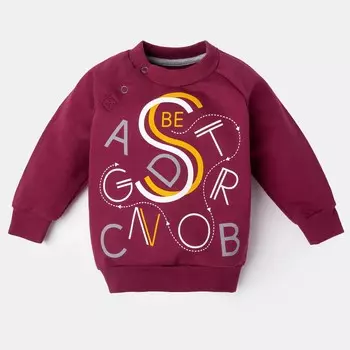 Детский джемпер Strong Цвет: Бордовый (6-9 мес)