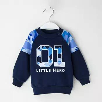 Детский джемпер Little Hero Цвет: Синий (9-12 мес)