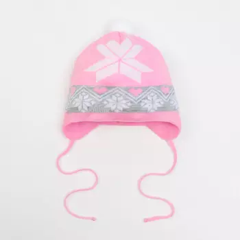 Шапка детская Сердечко (1-3 мес)