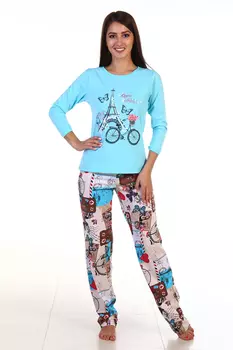 Костюм для дома Pelliccia Цвет: Голубой (40)