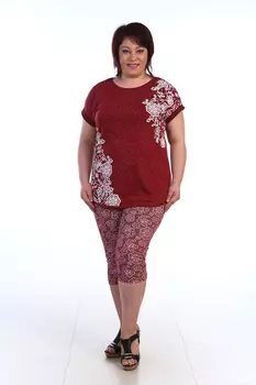 Костюм для дома Lilita Цвет: Бордовый (60)