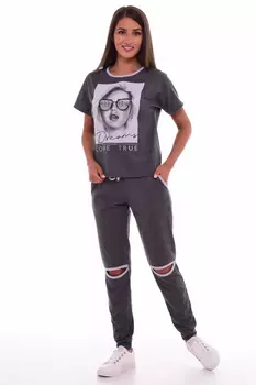 Костюм для дома Morty Цвет: Антрацит-Меланж (56)