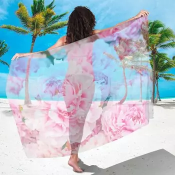 Парео Бархатные цветы (90х180 см)