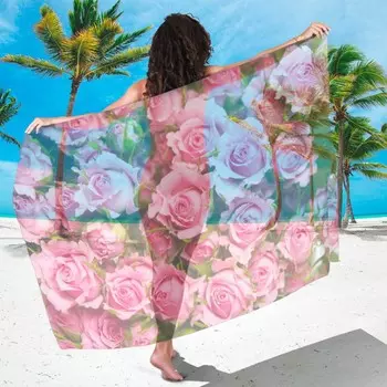 Парео Нежные розы (90х180 см)