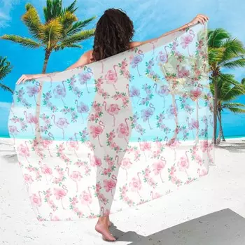 Парео Фламинго из розы (90х180 см)