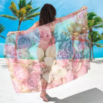 Парео Пионы (90х180 см)