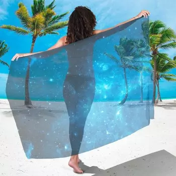 Парео Синее звёздное небо (90х180 см)