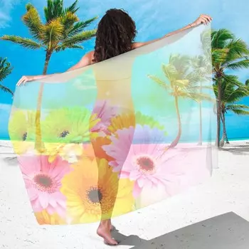 Парео Герберы (90х180 см)