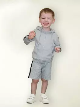 Детская толстовка Alger Цвет: Серый Меланж (6 лет)