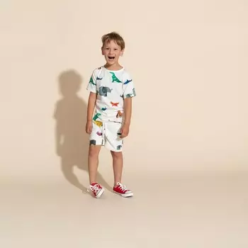 Детская пижама Бумажный зоопарк (3-4 года)