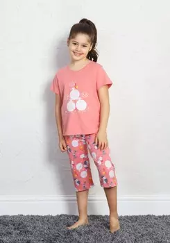 Детская пижама Freya Цвет: Коралловый (9-10 лет)