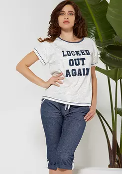 Костюм для дома Kenzie Цвет: Кремовый (42)