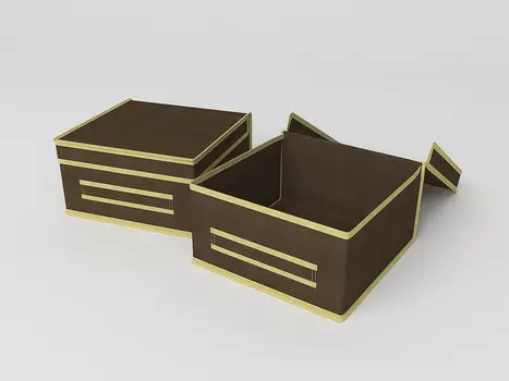 Кофр для хранения Классик цвет: коричневый (17х30х30 см)