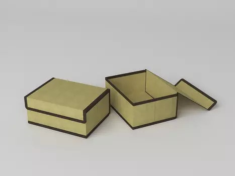 Кофр для хранения Классик Цвет: Бежевый (10х17х23 см)