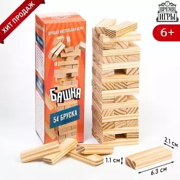 Падающая башня Время игры (21х7х7 см)