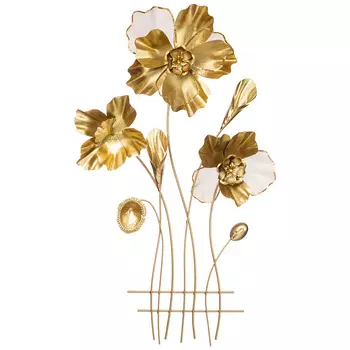 Панно Цветочная симфония (47х80х8 см)