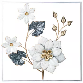 Панно Цветочная симфония (50х50х4 см)