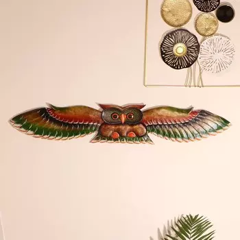 Панно Сова в полёте (102х2х20 см)