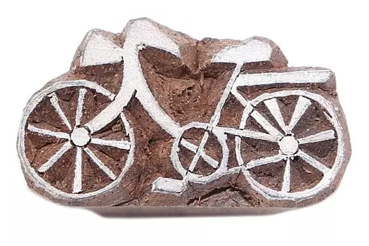 Штамп-печать Велосипед (2х2х3 см)