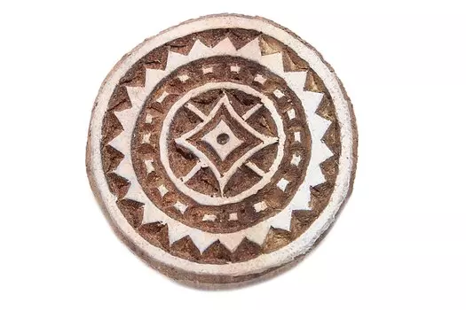 Штамп-печать Круг (3х4 см)