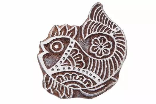 Штамп-печать Рыба (3х5х7 см)