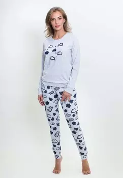 Пижама Afrodite Цвет: Серый Меланж (S)