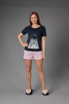 Пижама Agnes Цвет: Темно-Синий, Розовый (50)