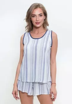 Пижама Anona Цвет: Белый, Синий (L)